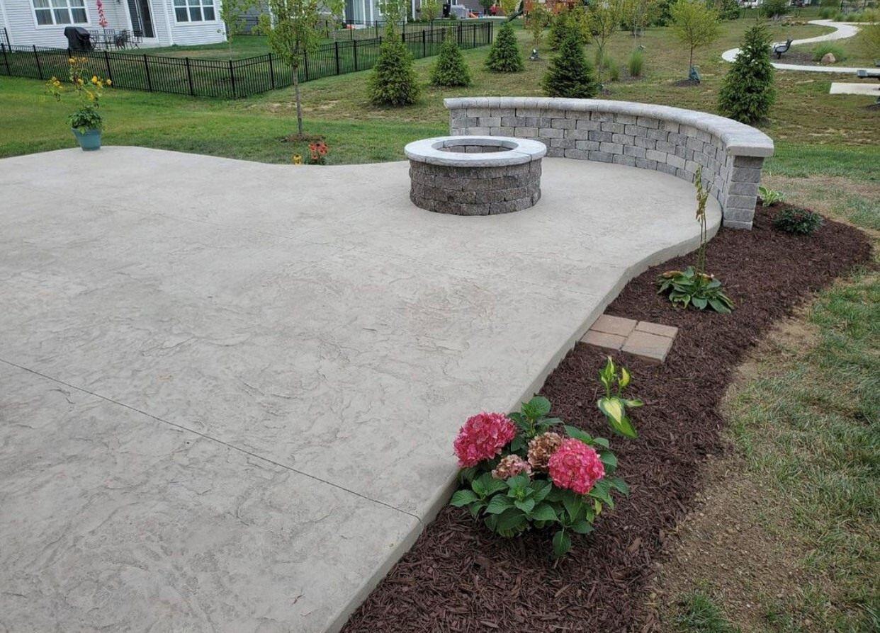 Paver patio