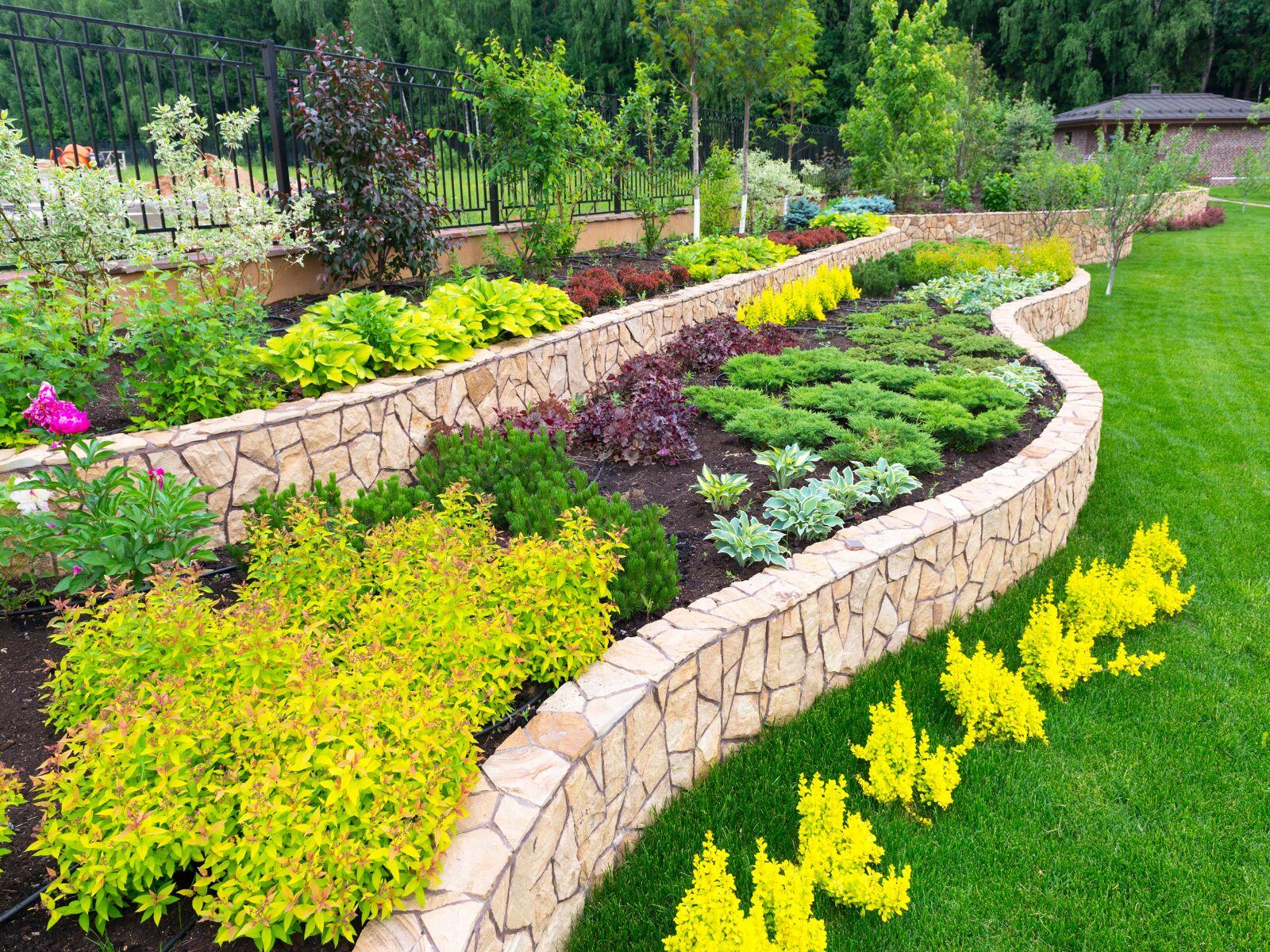 Garden landscaping